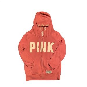 Victoria Secret PINK size small zipper hoodie with pockets